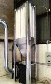 eCono 4000 Dust Collector with wheelie bin