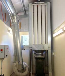 eCono 6000 Dust Collector with wheelie bin