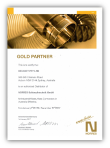 Gold Partner Norres Certificate